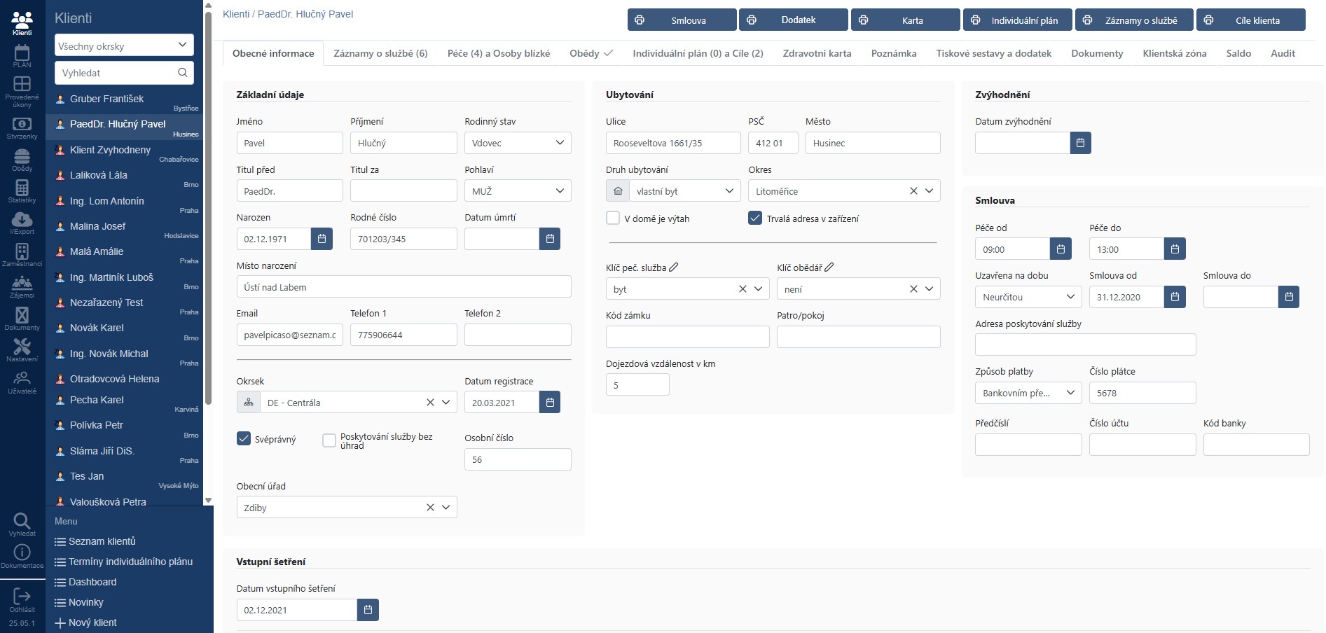 Administrativní rozhraní